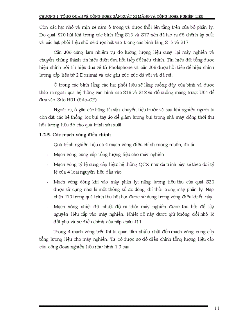 image for page Phân tích và nghiên cứu hệ thống điều khiển công đoạn nghiền liệu của nhà máy xi măng