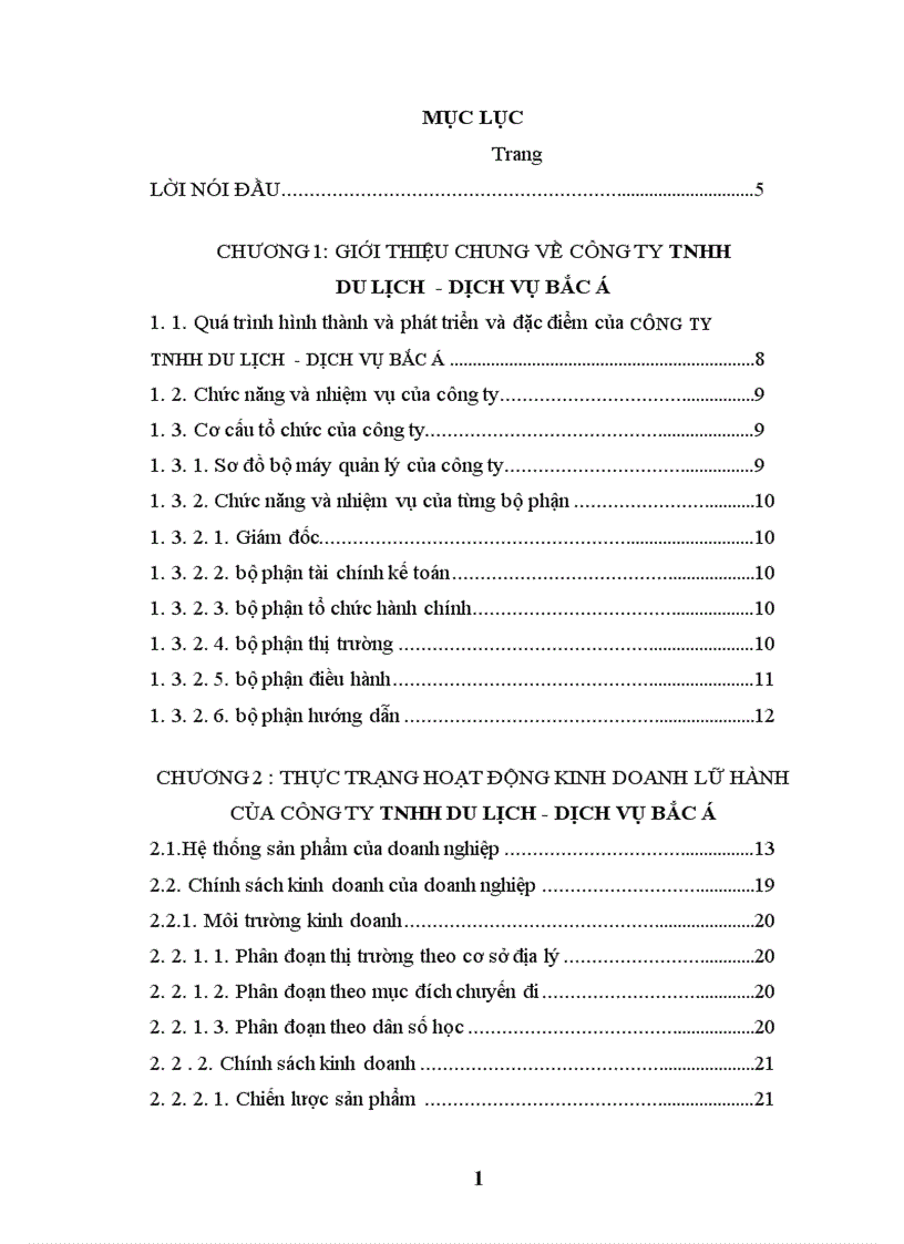 image for page thực trạng hoạt động kinh doanh lữ hành của công ty tnhh du lịch dịch vụ Bắc á