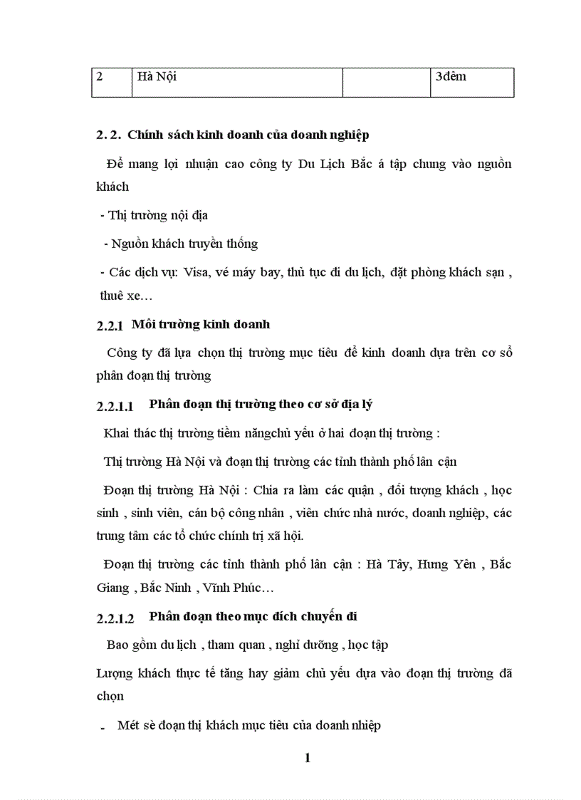 image for page thực trạng hoạt động kinh doanh lữ hành của công ty tnhh du lịch dịch vụ Bắc á