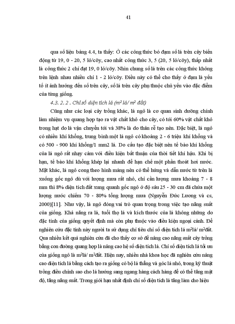 image for page Nghiên cứu ảnh hưởng của liều lượng đạm bón vào thời kỳ trước trỗ đến sinh trưởng và năng suất của giống ngô LVN99 vụ xuân năm 2011