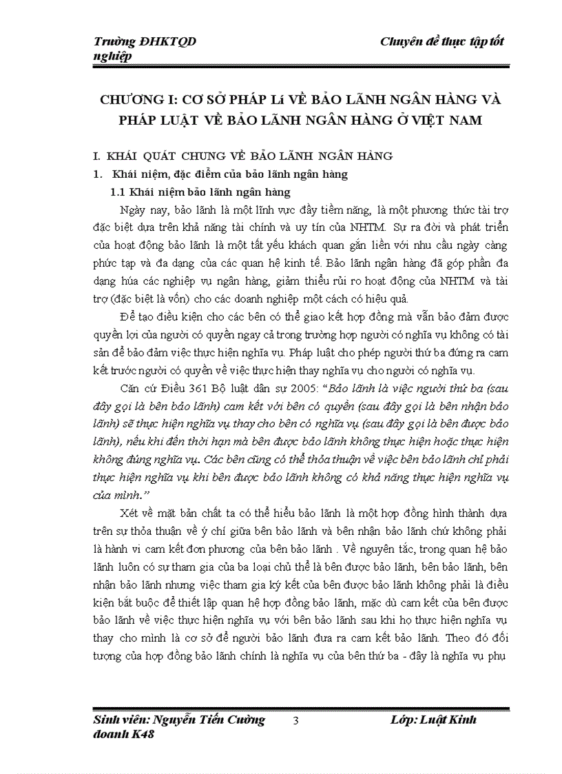 image for page Cơ sở pháp lý về bảo lãnh ngân hàng và thực tiễn áp dụng tại Ngân hàng TMCP Hàng Hải Việt Nam Chi nhánh Trường Chinh 1