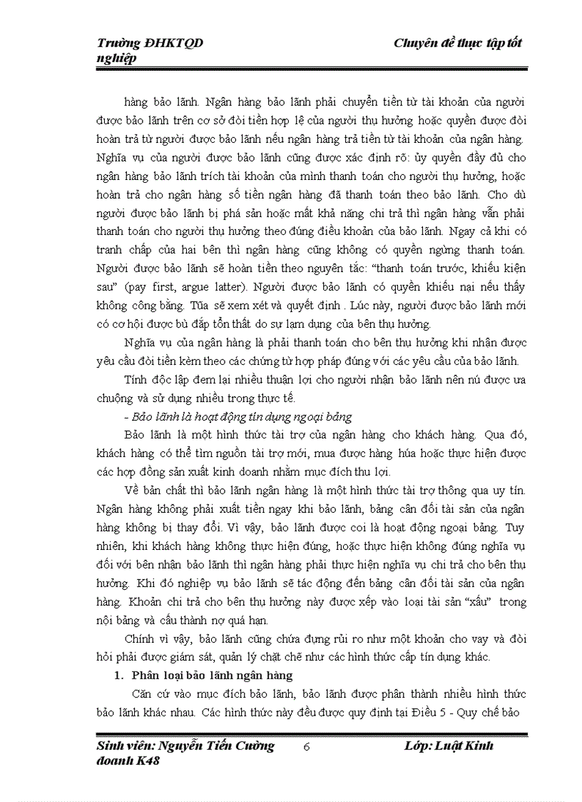 image for page Cơ sở pháp lý về bảo lãnh ngân hàng và thực tiễn áp dụng tại Ngân hàng TMCP Hàng Hải Việt Nam Chi nhánh Trường Chinh 1