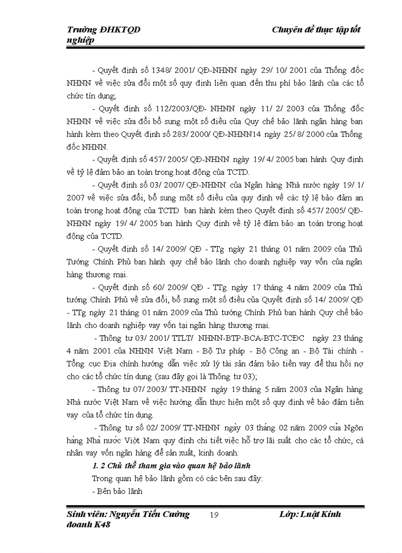 image for page Cơ sở pháp lý về bảo lãnh ngân hàng và thực tiễn áp dụng tại Ngân hàng TMCP Hàng Hải Việt Nam Chi nhánh Trường Chinh 1