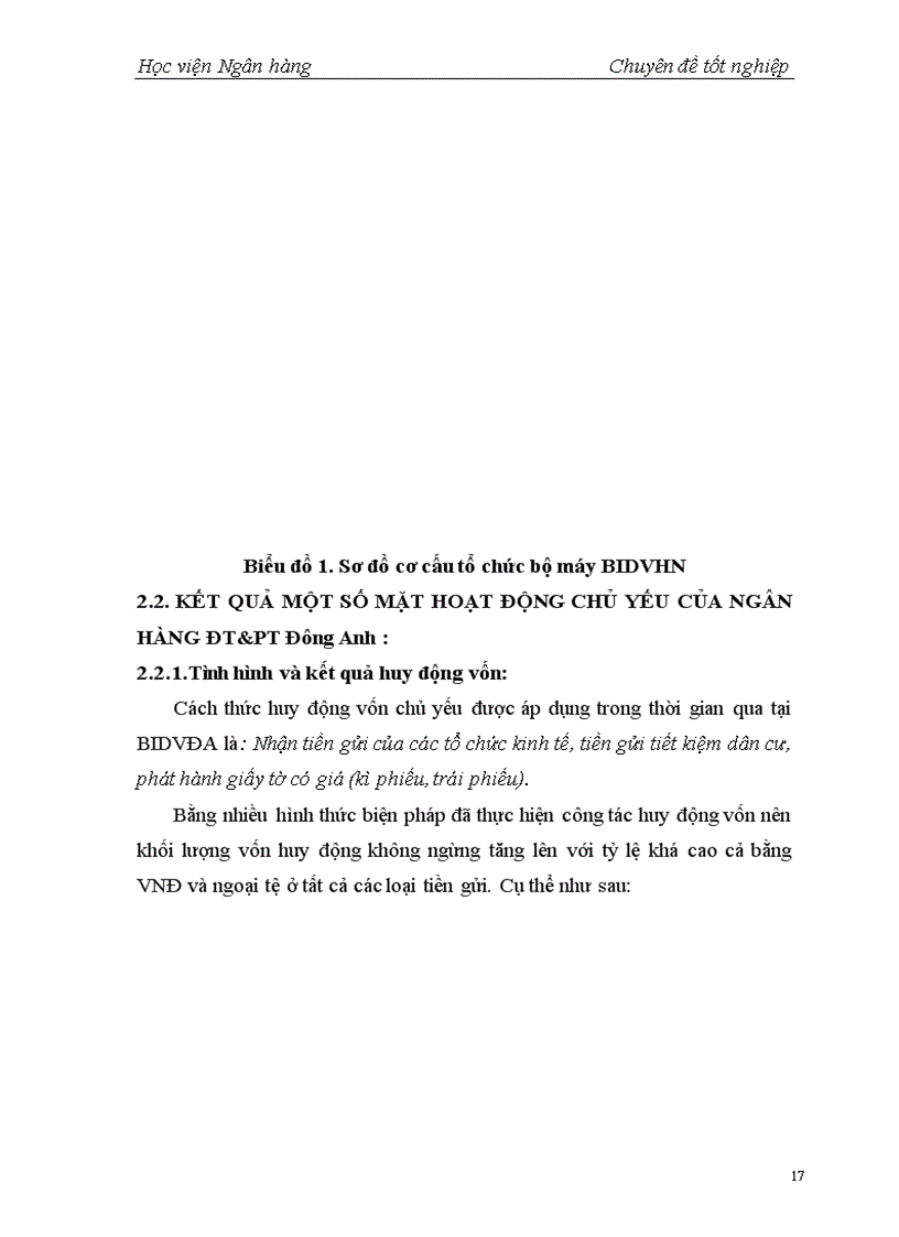 image for page Giải pháp nhằm mở rộng và phát triển hoạt động huy động vốn tại Ngân hàng Đầu tư và Phát triển Đông Anh 1