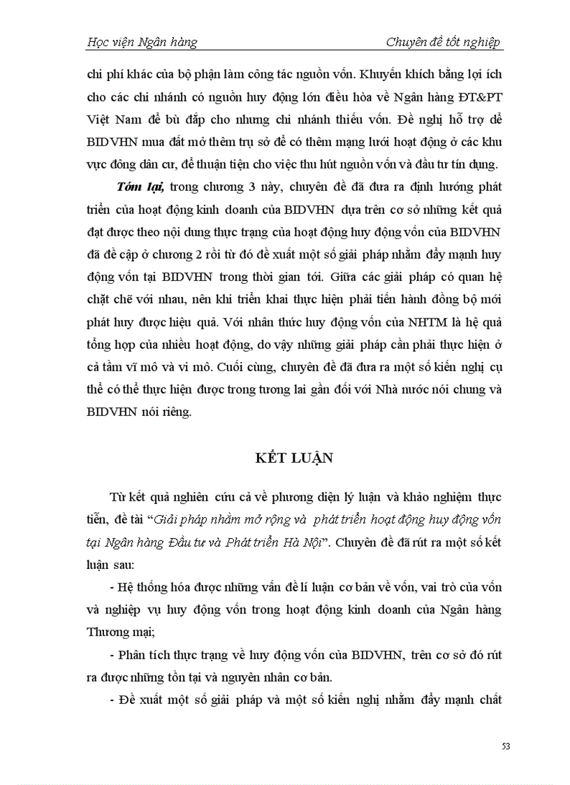 image for page Giải pháp nhằm mở rộng và phát triển hoạt động huy động vốn tại Ngân hàng Đầu tư và Phát triển Đông Anh 1