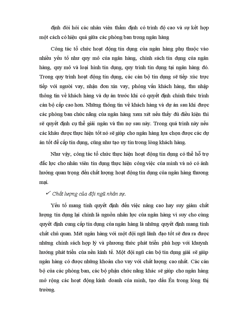 image for page Giải pháp nâng cao chất lượng tín dụng ngắn hạn ở hệ thống ngân hàng thương mại nước ta nghiên cứu từ quá trình thực tập tại chi nhánh ngân hàng liên doanh Chohung vina 1