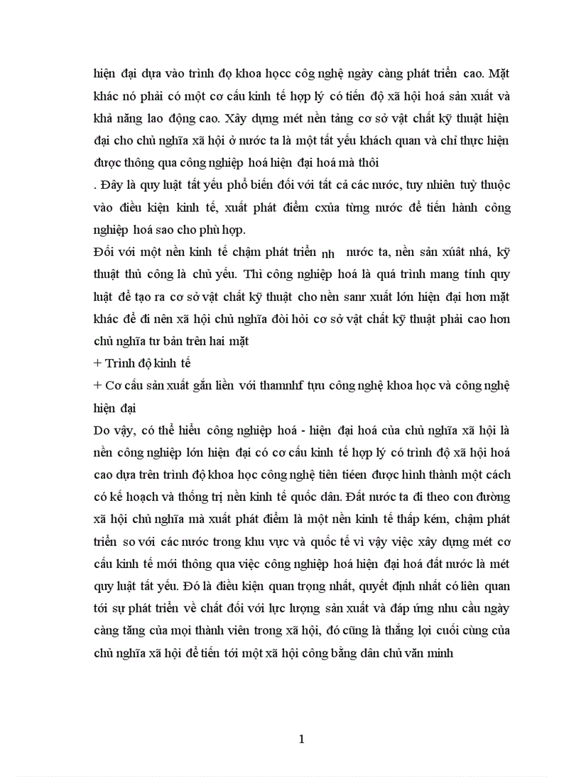 image for page Chuyển đổi cơ cấu kinh tế trong quá trình công nghiệp hoá hiện đại hoá ở đất nước ta hiện nay