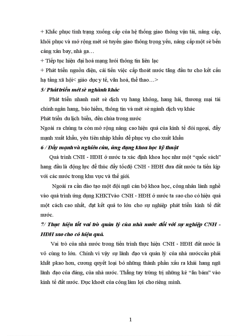 image for page Chuyển đổi cơ cấu kinh tế trong quá trình công nghiệp hoá hiện đại hoá ở đất nước ta hiện nay