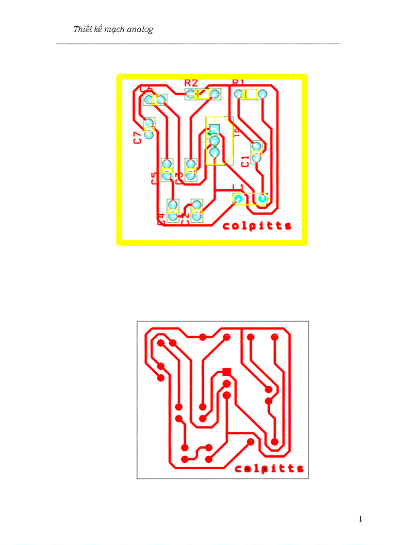 image for page Thiết kế mạch analog