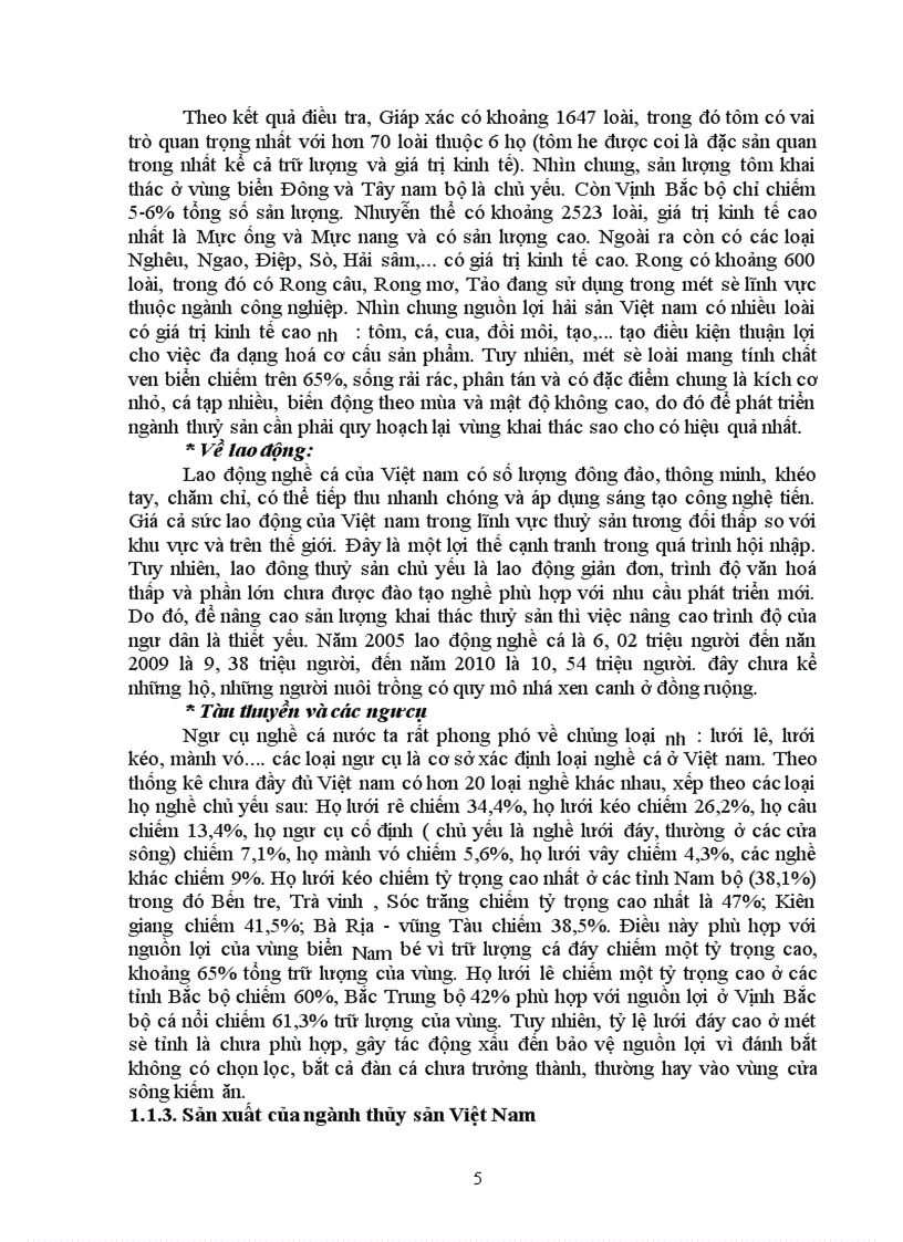 image for page Phân tích thực trạng tình hình xuất khẩu hàng thuỷ sản Việt nam vào thị trường EU