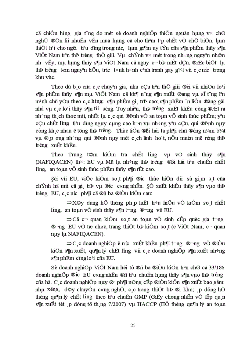 image for page Phân tích thực trạng tình hình xuất khẩu hàng thuỷ sản Việt nam vào thị trường EU