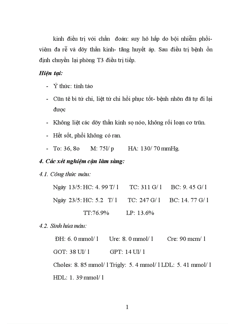 image for page Bệnh án thi Thần kinh ngoại biên