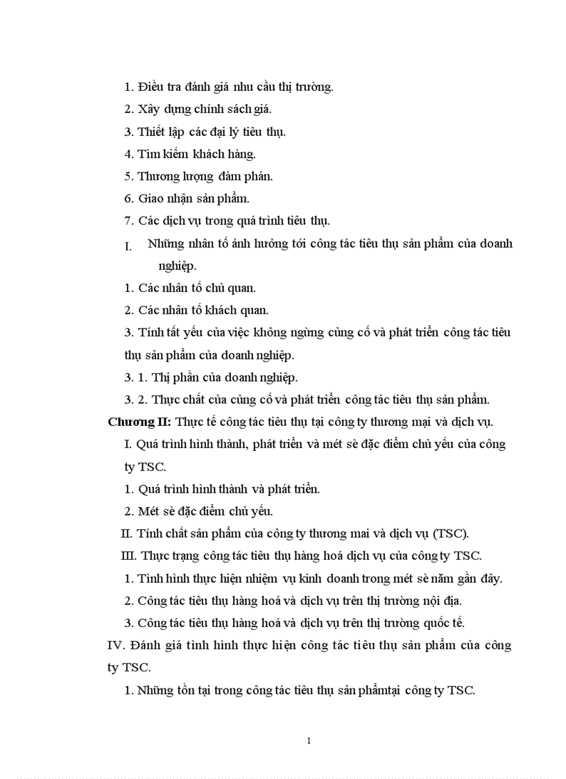 image for page Một số biện pháp thúc đẩy công tác tiêu thụ sản phẩm của Công ty TSC