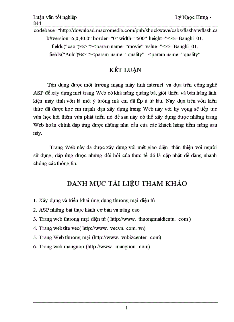 image for page Ứng dụng công nghệ ASP vào công việc quản lý và mua bán hàng máy tính trên mạng