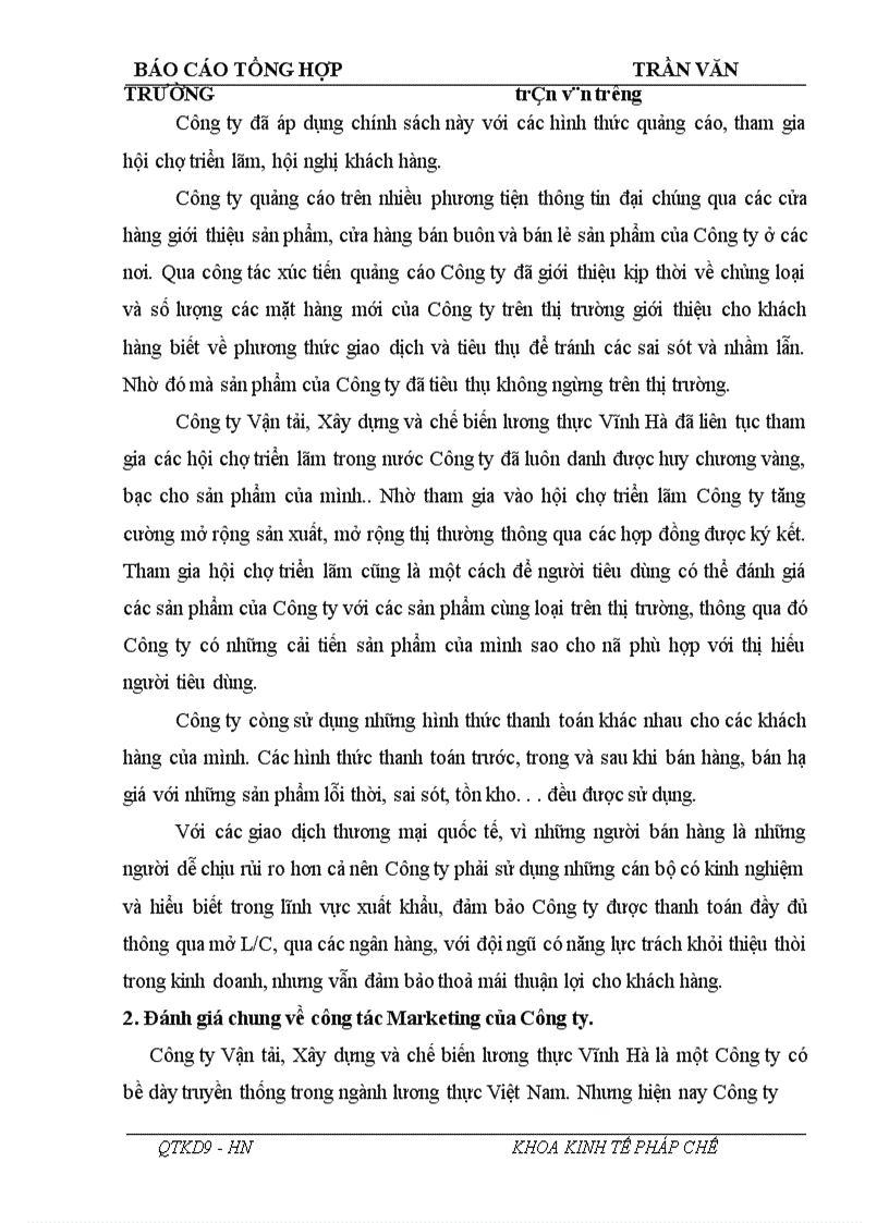 image for page Kiến nghị và giải pháp nhằm hoàn thiện công tác quản trị doanh nghiệp tại Công ty Vận tải Xây dựng và chế biến lương thực Vĩnh Hà