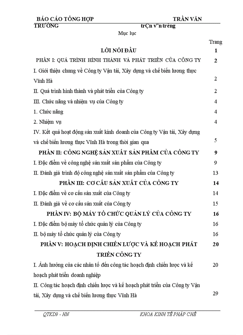 image for page Kiến nghị và giải pháp nhằm hoàn thiện công tác quản trị doanh nghiệp tại Công ty Vận tải Xây dựng và chế biến lương thực Vĩnh Hà