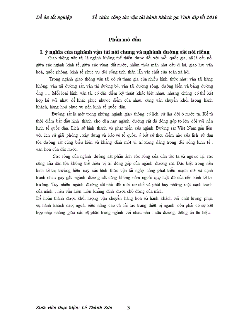 image for page Tổ chức công tác vận tải hành khách ga Vinh dịp tết 2010