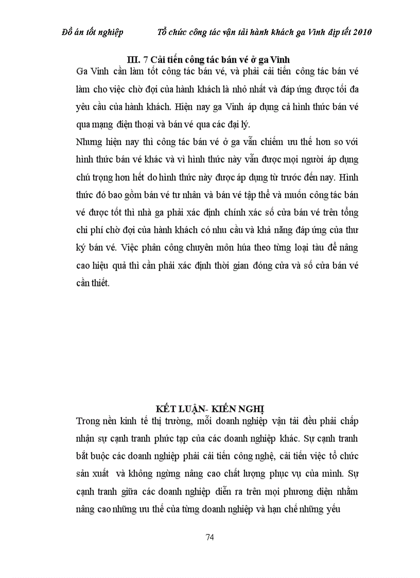 image for page Tổ chức công tác vận tải hành khách ga Vinh dịp tết 2010