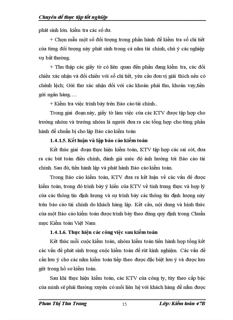 image for page Quy trình kiểm toán doanh thu và khoản mục phải thu khách hàng trong kiểm toán BCTC do Công ty TNHH Tài chính và Kiểm toán Việt Nam thực hiện 1