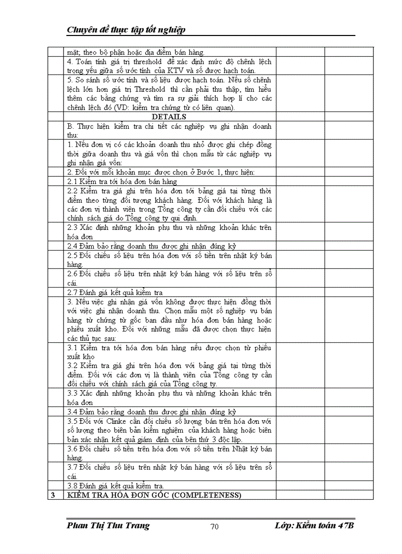 image for page Quy trình kiểm toán doanh thu và khoản mục phải thu khách hàng trong kiểm toán BCTC do Công ty TNHH Tài chính và Kiểm toán Việt Nam thực hiện 1