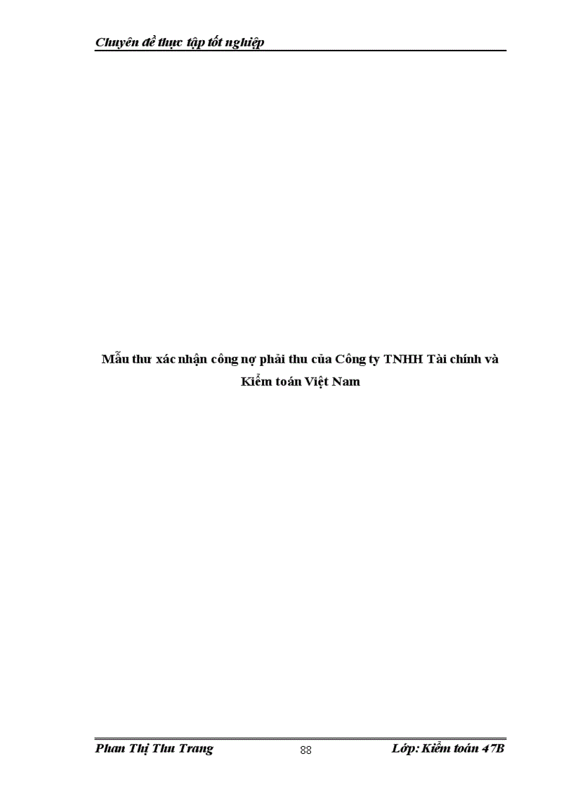 image for page Quy trình kiểm toán doanh thu và khoản mục phải thu khách hàng trong kiểm toán BCTC do Công ty TNHH Tài chính và Kiểm toán Việt Nam thực hiện 1