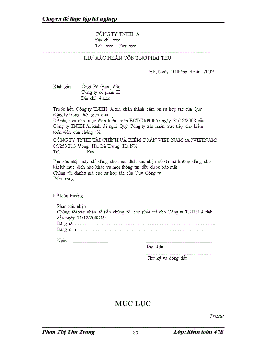 image for page Quy trình kiểm toán doanh thu và khoản mục phải thu khách hàng trong kiểm toán BCTC do Công ty TNHH Tài chính và Kiểm toán Việt Nam thực hiện 1