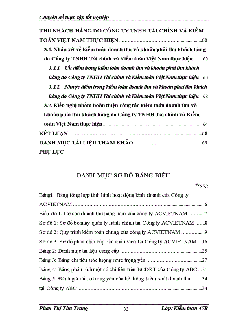 image for page Quy trình kiểm toán doanh thu và khoản mục phải thu khách hàng trong kiểm toán BCTC do Công ty TNHH Tài chính và Kiểm toán Việt Nam thực hiện 1