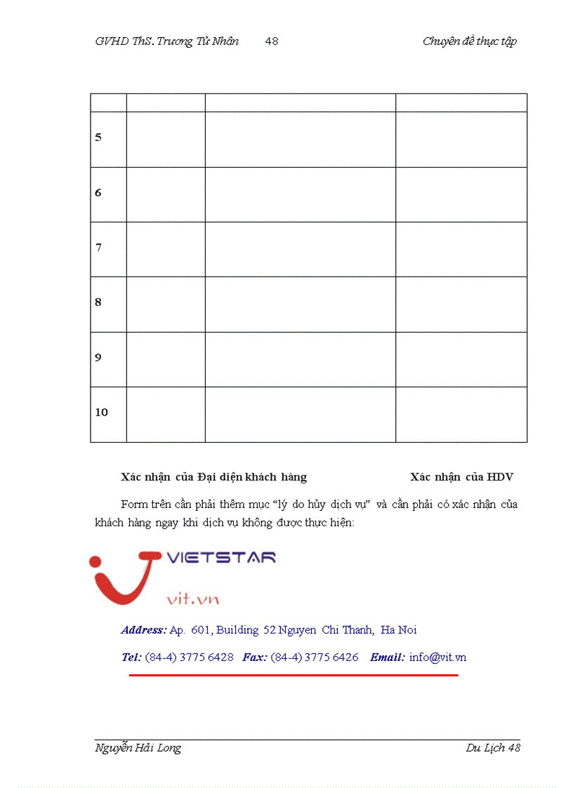 image for page Hoàn thiện quy trình điều hành chương trình du lịch nội địa tại công ty Đầu tư và Du lịch Sao Việt 1