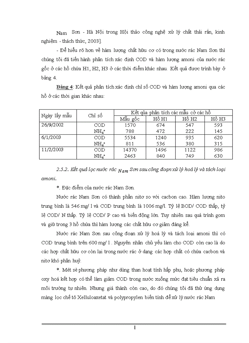 image for page Bước đầu nghiên cứu chế tạo màng siêu lọc ứng dụng thử để lọc bia và xử lý nước bãi rác Nam Sơn Sóc Sơn Hà Nội
