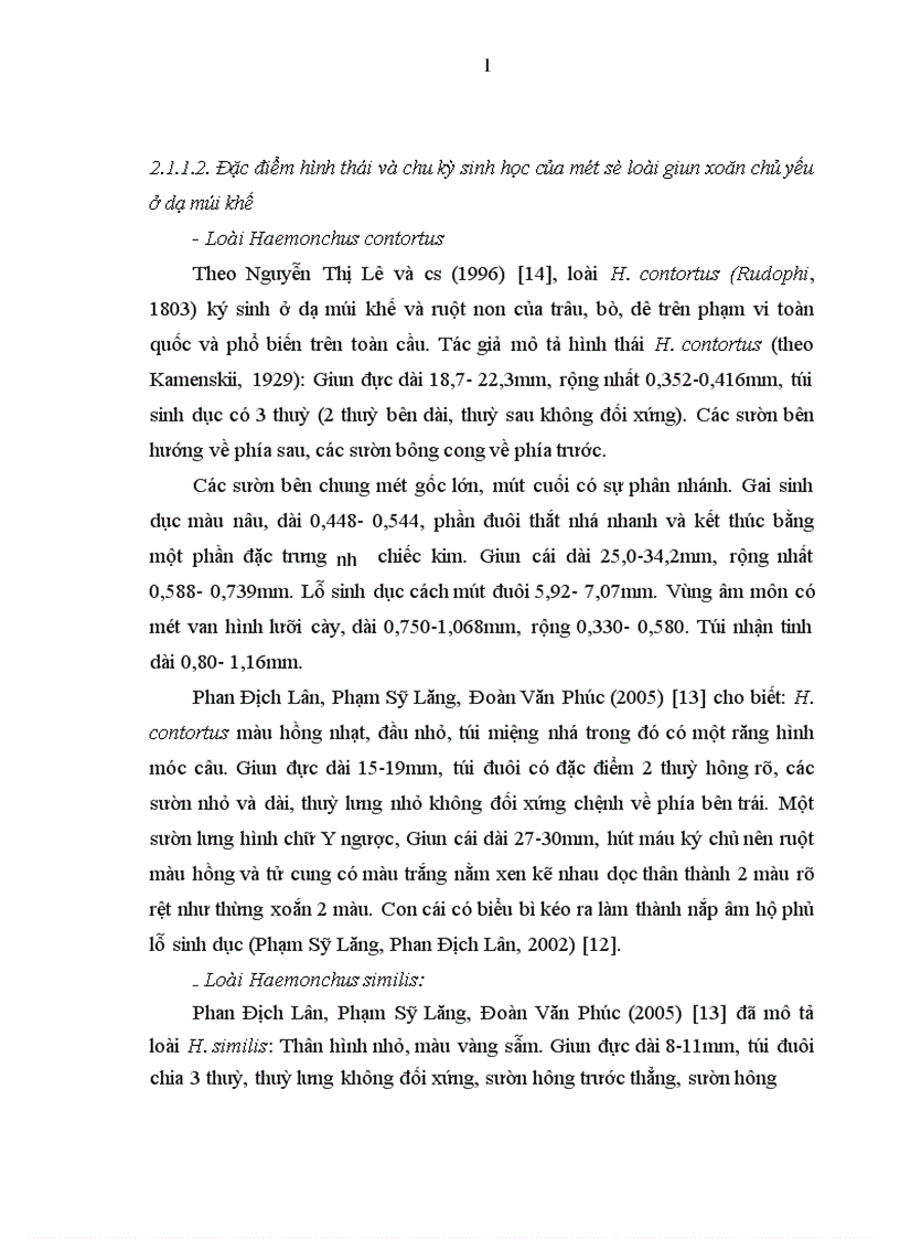 image for page Nghiên cứu sự phát triển của trứng và khả năng tồn tại của ấu trùng giun xoăn dạ múi khế ở ngoại cảnh