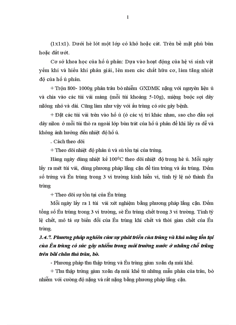 image for page Nghiên cứu sự phát triển của trứng và khả năng tồn tại của ấu trùng giun xoăn dạ múi khế ở ngoại cảnh