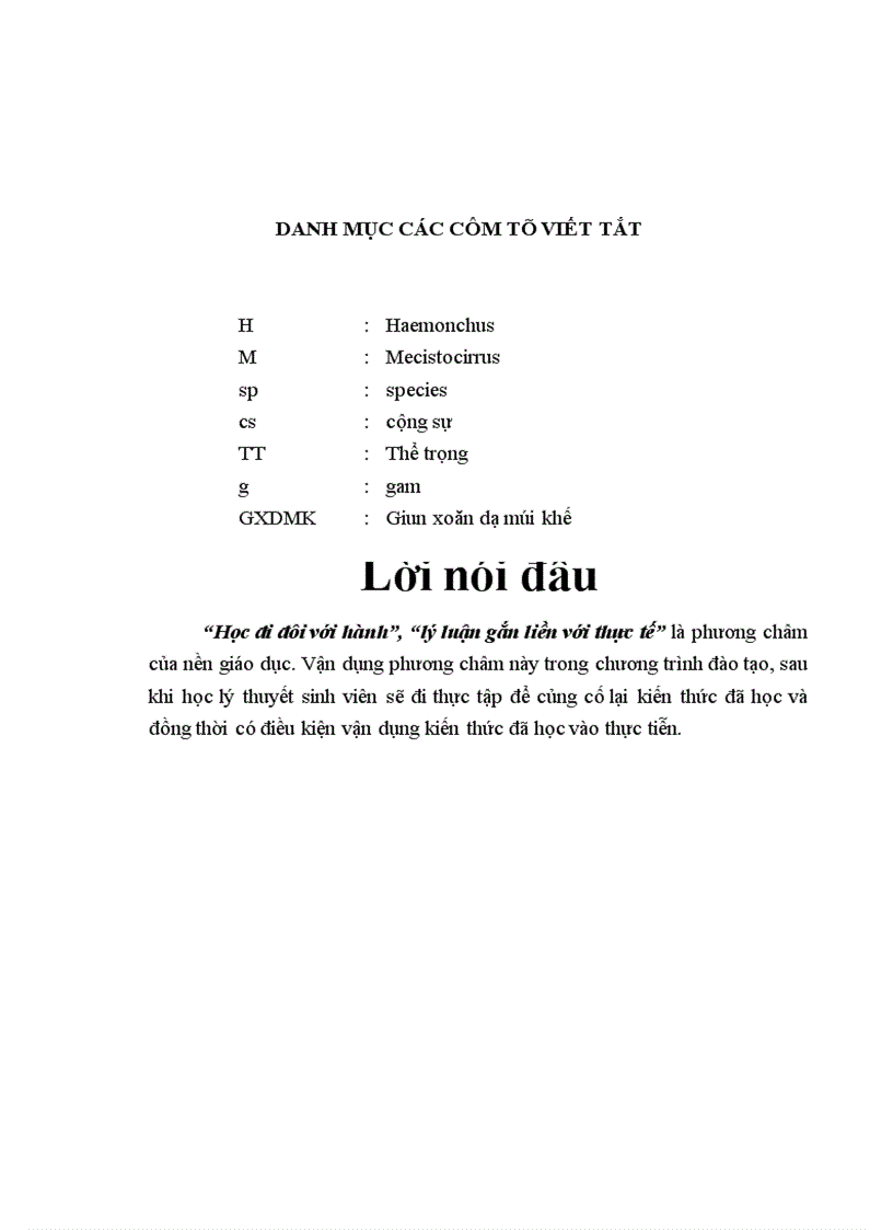 image for page Nghiên cứu sự phát triển của trứng và khả năng tồn tại của ấu trùng giun xoăn dạ múi khế ở ngoại cảnh