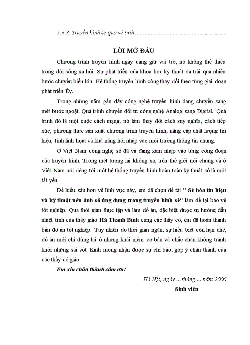 image for page Số hóa tín hiệu và kỹ thuật nén ảnh số ứng dụng trong truyền hình số 1