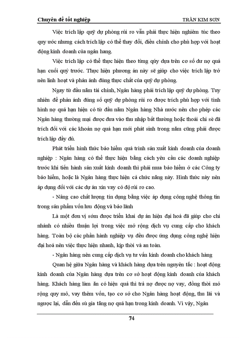 image for page Giải pháp nâng cao chất lượng tín dụng ngắn hạn tại Ngân hàng Công thương Nam Định 1