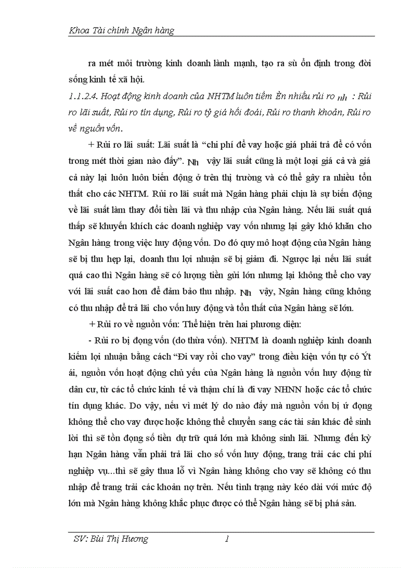 image for page Giải pháp phòng ngừa hạn chế rủi ro trong hoạt động tín dụng tại Chi nhánh Ngân hàng Nông nghiệp và Phát triển nông thôn Láng Hạ 1