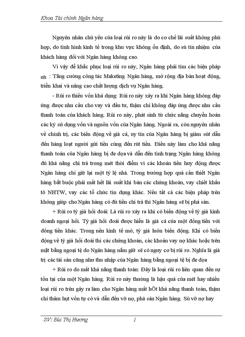 image for page Giải pháp phòng ngừa hạn chế rủi ro trong hoạt động tín dụng tại Chi nhánh Ngân hàng Nông nghiệp và Phát triển nông thôn Láng Hạ 1