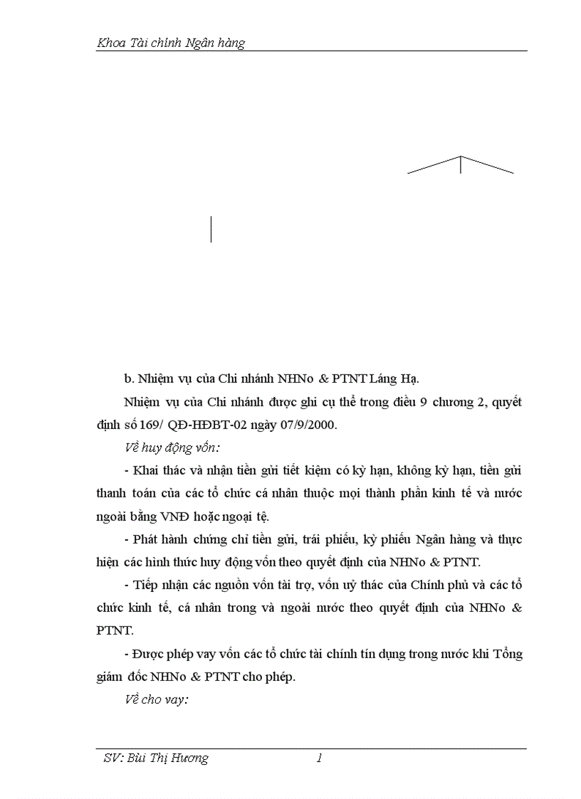 image for page Giải pháp phòng ngừa hạn chế rủi ro trong hoạt động tín dụng tại Chi nhánh Ngân hàng Nông nghiệp và Phát triển nông thôn Láng Hạ 1