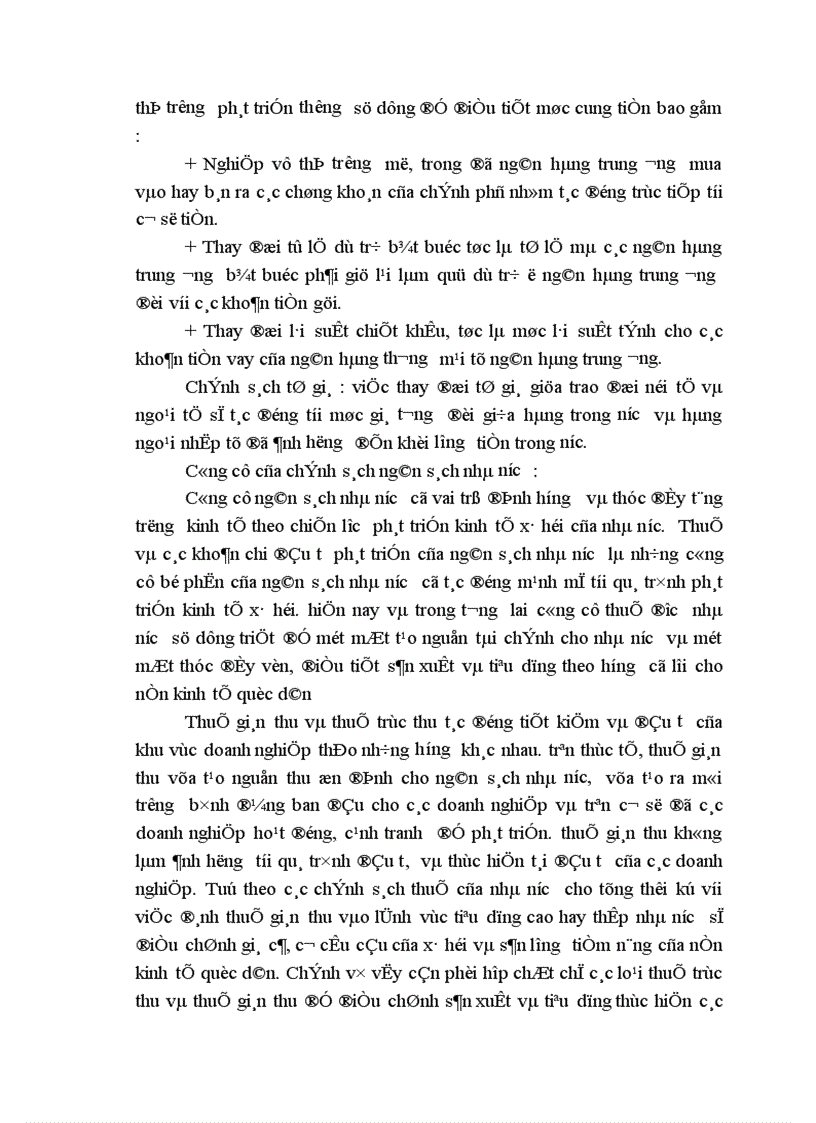 image for page Vai trò điều tiết vĩ mô nền kinh tế thị trường của ngân sách nhà nước