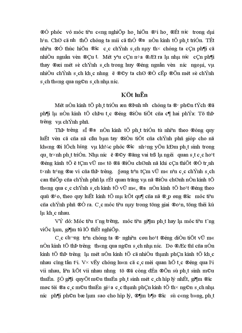image for page Vai trò điều tiết vĩ mô nền kinh tế thị trường của ngân sách nhà nước