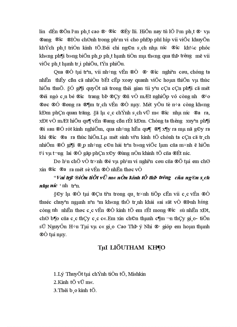 image for page Vai trò điều tiết vĩ mô nền kinh tế thị trường của ngân sách nhà nước