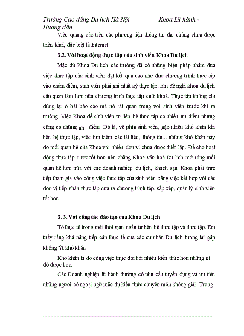 image for page Hoạt động của bộ phận hướng dẫn viên trong công ty thương mại và du lịch bắc á