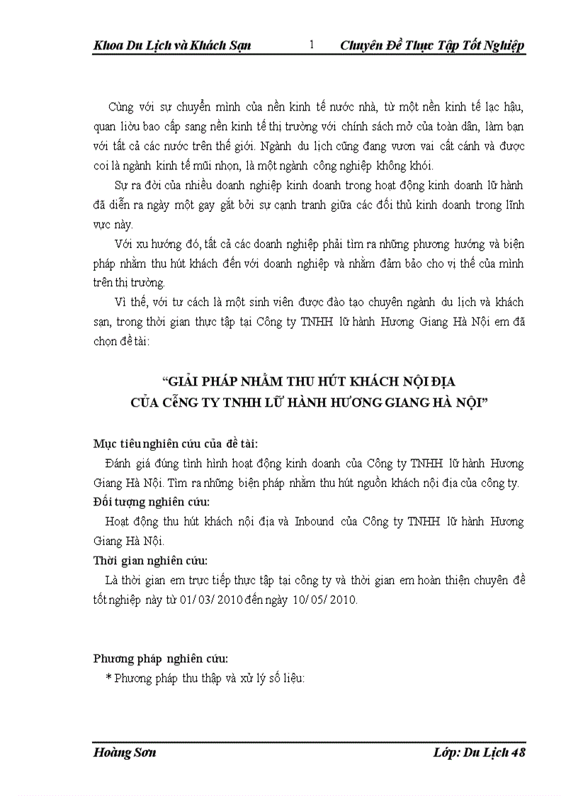 image for page Giải Pháp Nhằm Thu Hút Khách Nội Địa Của Công Ty TNHH Lữ Hành Hương Giang Hà Nội