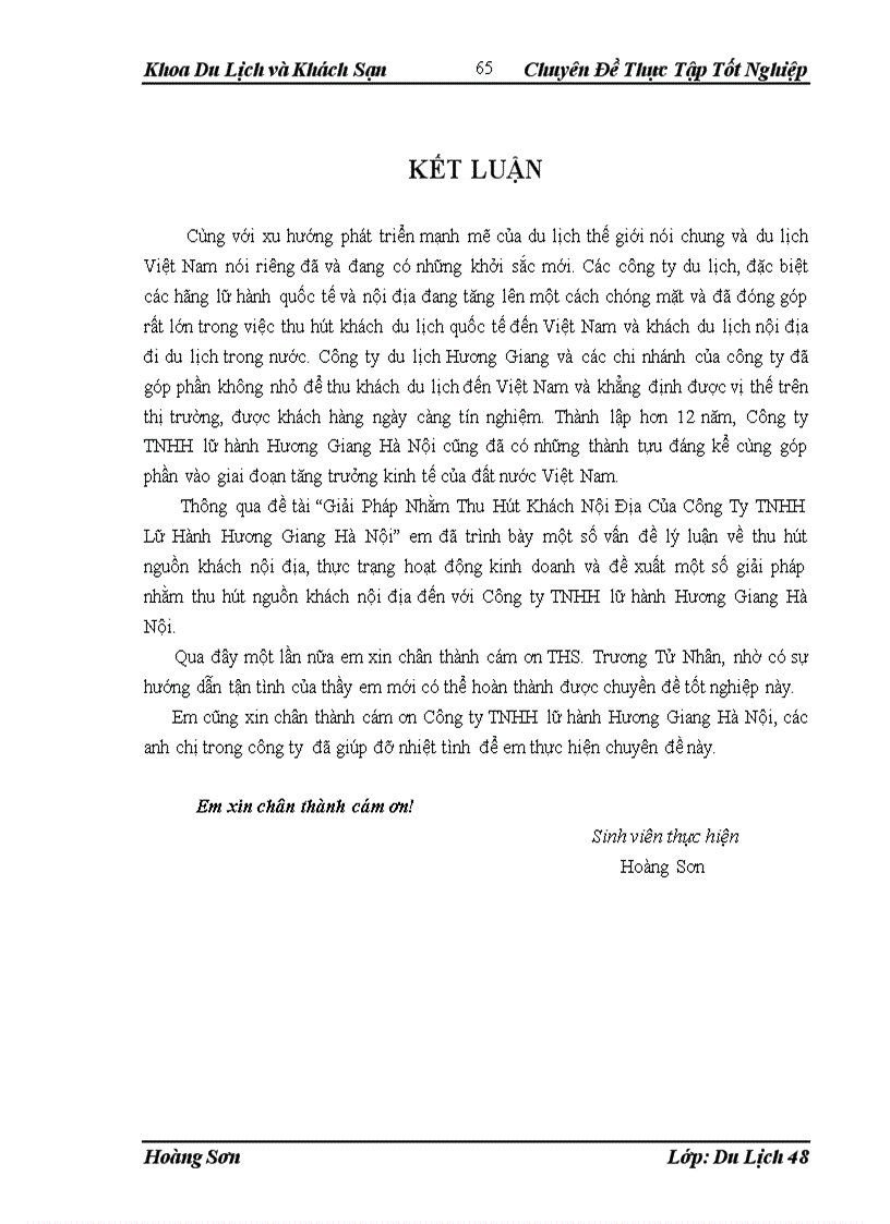 image for page Giải Pháp Nhằm Thu Hút Khách Nội Địa Của Công Ty TNHH Lữ Hành Hương Giang Hà Nội