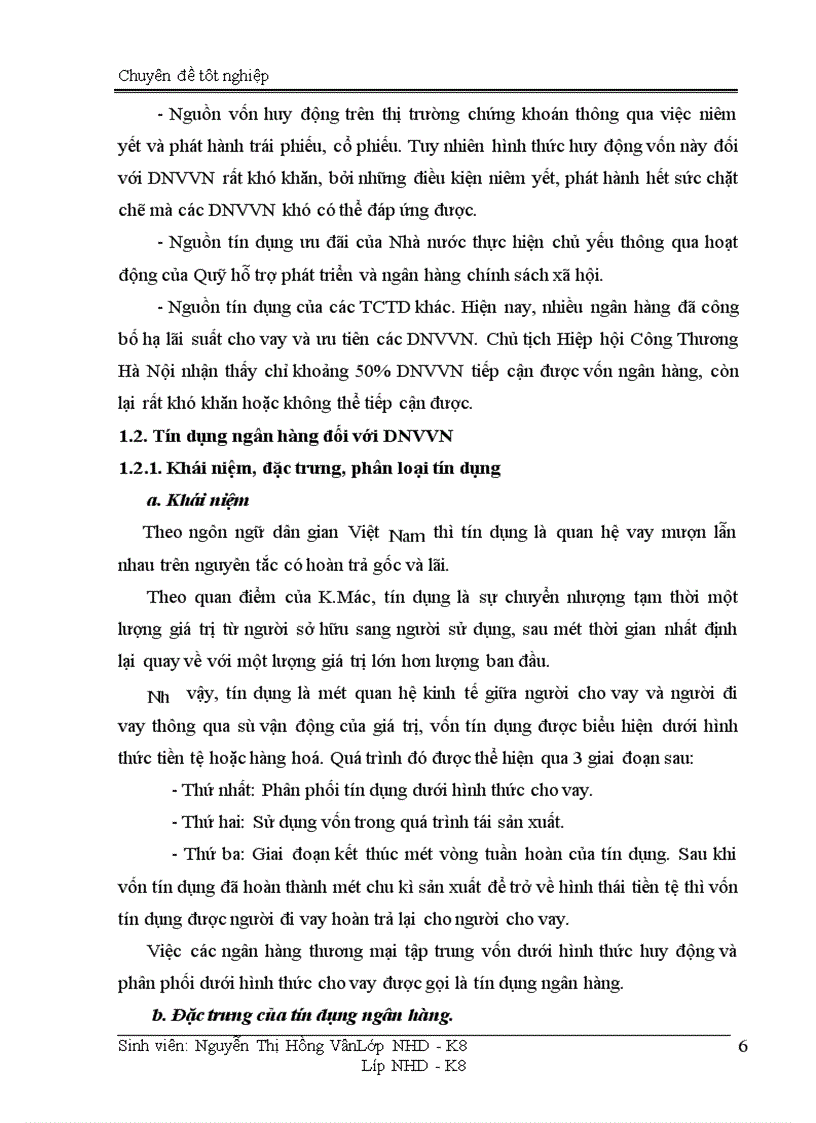 image for page Giải pháp mở rộng hoạt động tín dụng đối với DNVVN tại chi nhánh NHCT Quang Trung