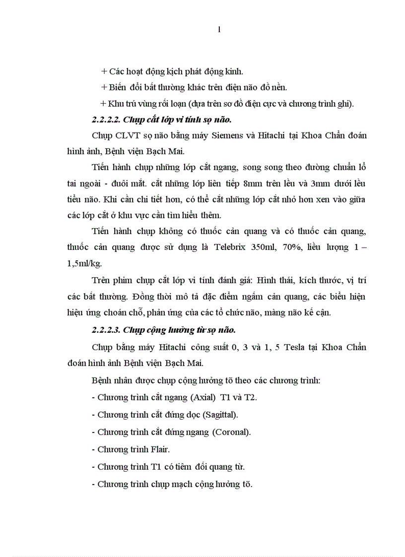 image for page Nghiên cứu một số đặc điểm lâm sàng và hình ảnh học của động kinh ở người trưởng thành tại Khoa Thần kinh Bệnh viện Bạch Mai
