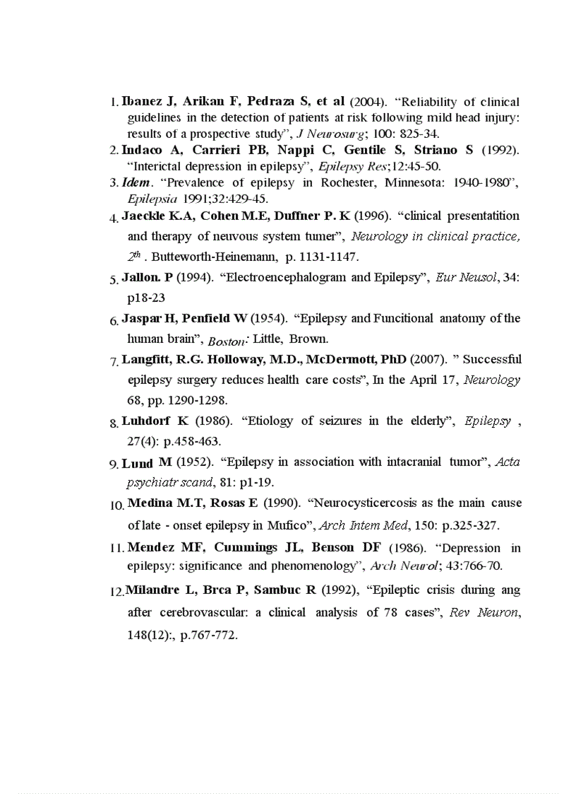 image for page Nghiên cứu một số đặc điểm lâm sàng và hình ảnh học của động kinh ở người trưởng thành tại Khoa Thần kinh Bệnh viện Bạch Mai