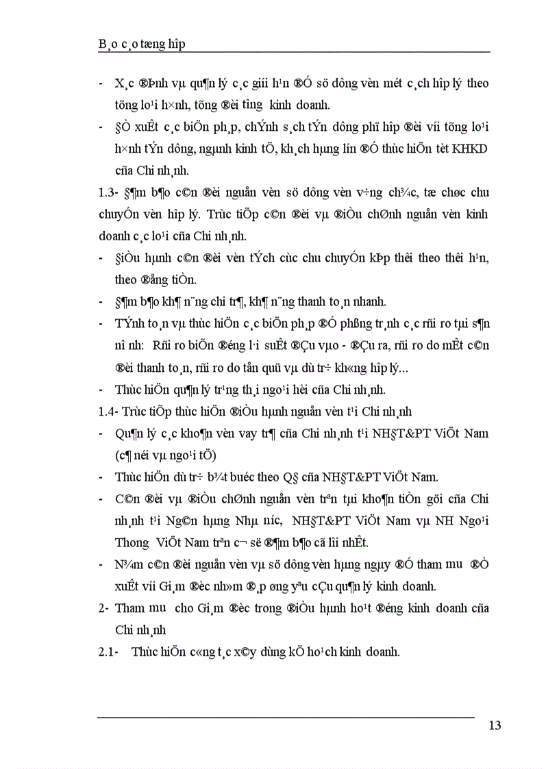 image for page Báo cáo thực tập tổng hợp tại Chi nhánh Ngân hàng Đầu tư và Phát triển Hà Nội