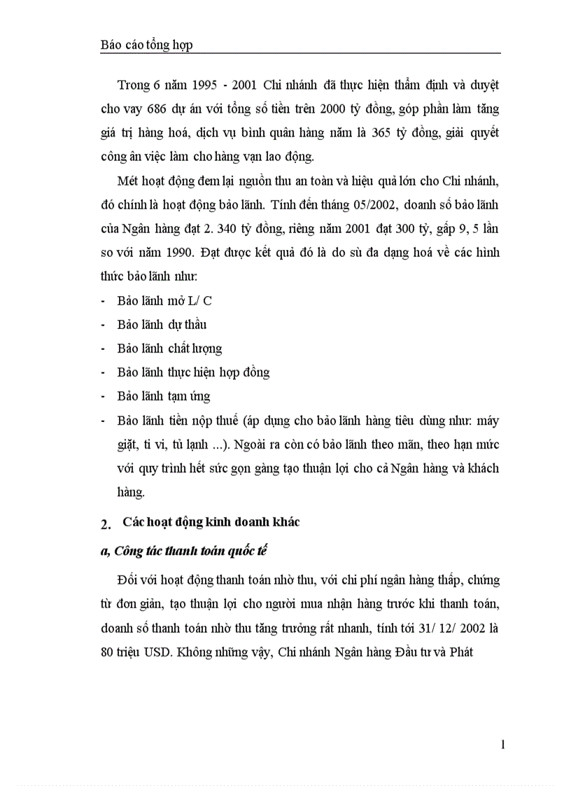 image for page Báo cáo thực tập tổng hợp tại Chi nhánh Ngân hàng Đầu tư và Phát triển Hà Nội