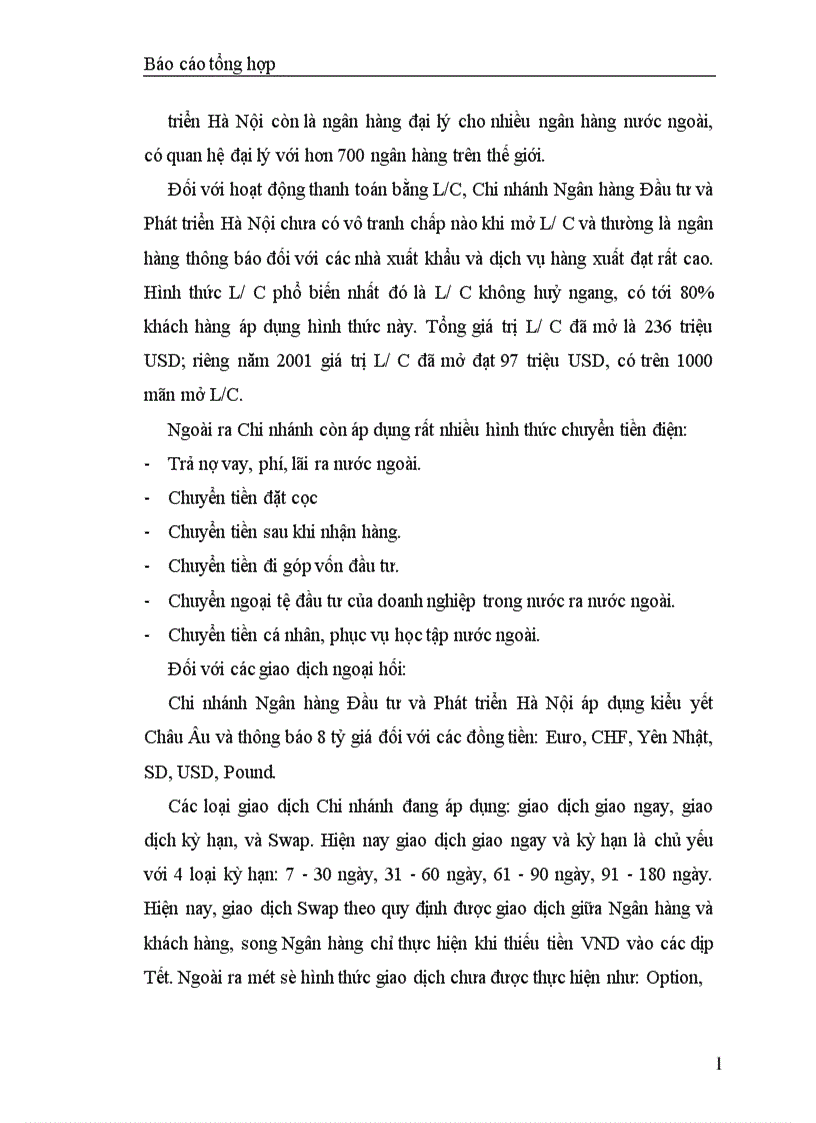 image for page Báo cáo thực tập tổng hợp tại Chi nhánh Ngân hàng Đầu tư và Phát triển Hà Nội