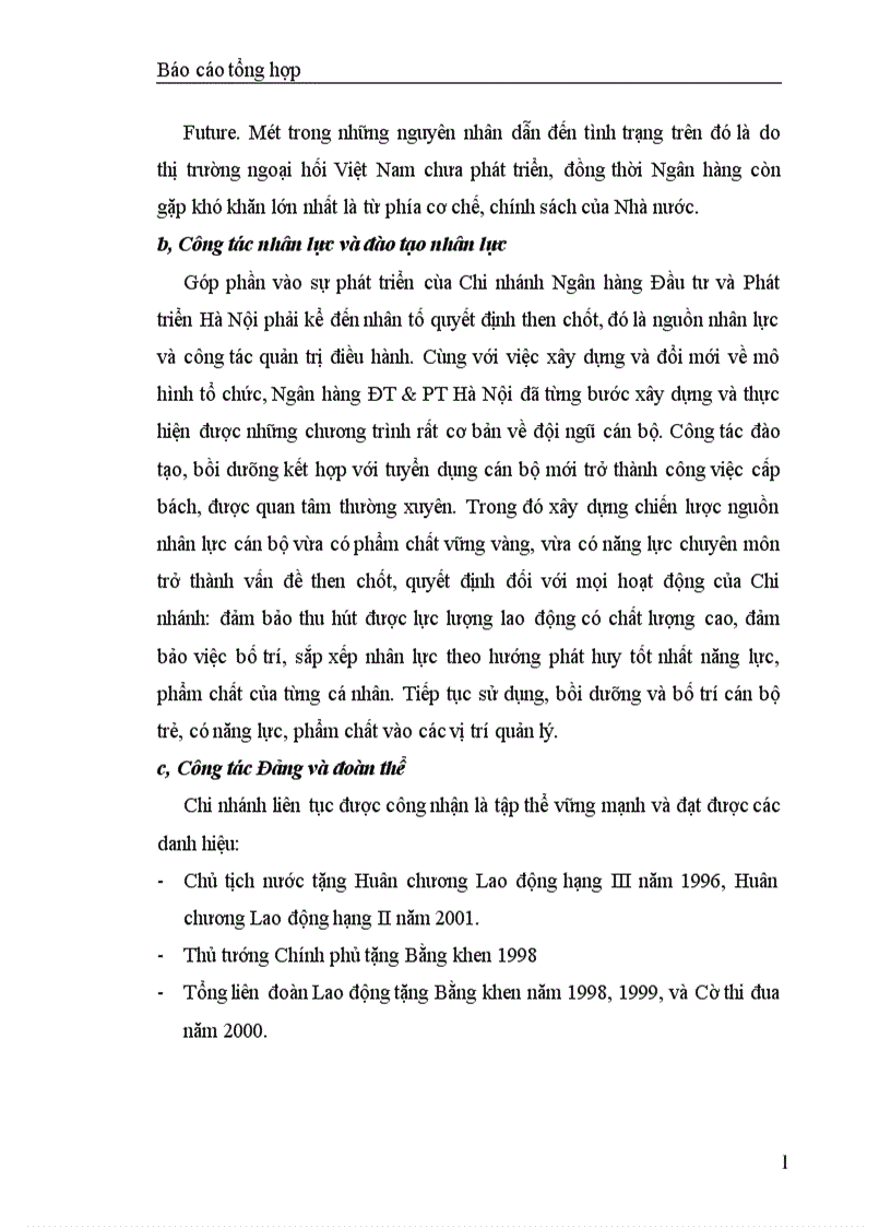 image for page Báo cáo thực tập tổng hợp tại Chi nhánh Ngân hàng Đầu tư và Phát triển Hà Nội